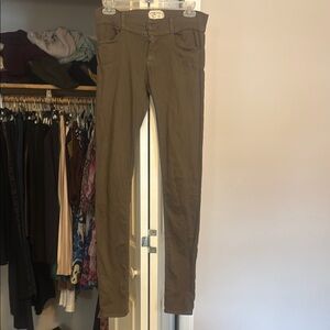 Current/Elliott Skinny Pants in Olive